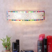 Ronin Multicolour Glass Wall Light