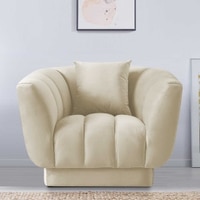 Exalt Fabric Sofa (Beige)