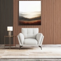 Vetra 1 Seater Leather Sofa In White Colour