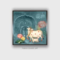 Cow Pichwai Canvas Wall Prints Canvas Wall Prints Set of 2 Multicolor Matte