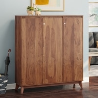 Webster 32 Pair Shoe Rack in Sheesham Finish