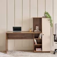 Spydercraft Dyna Modern Study Table in Brown Irish Finish