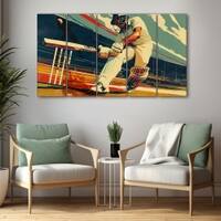 The Castle Decor Sports Wall Painting Wooden Framed 27x48 Inch