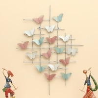 W-Dora Abstract Metal Wall Decor in Multicolor Set of 1