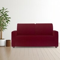 2 Seater  Magenta Sofa Cover
