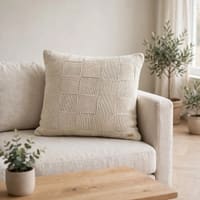Nora Pale Whisper Decorative Cushion Cover 16 x 16 Inches