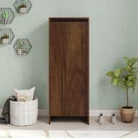 Mavis Engineered Wood Shoe Rack In Brown Maple Finish