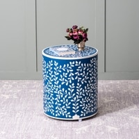 Unique Wood Side Table in Multicolor Colour