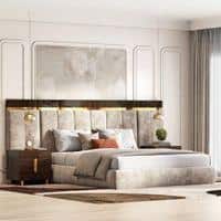 Aurelia Upholstered King Bed With Extended Headboard