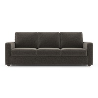Apollo Sofa Set (Colour : Smoke Grey, Cushion : Hard, Back Type : Regular, Seater : 3+1+1)
