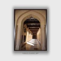 Pink Arch Wood Framed Canvas Wall Prints Canvas Wall Prints Set of 1 Multicolor Matte