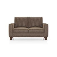 Apollo Neo 2 Seater Fabric Sofa in Mocha Brown Colour (Back Height : Regular, Cushion Type : Soft)