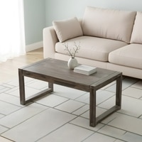 Hamstreet Sheesham Wood Coffee Table In Antique Grey Finish