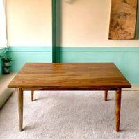 Oakmont Sheesham Wood Dining Table In Teak Finish