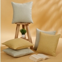 Set Of 5 Jacquard Square Cushion Covers