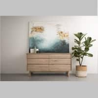 Scandinavian Madrid Dresser Natural Wood Finish