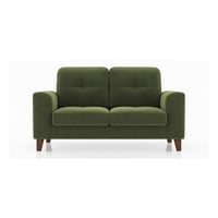 Verona Essential 2 Seater Fabric Sofa In Moss Green Colour