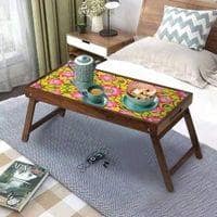 Madhubani Lotus   and Serving Tray  Multicolour