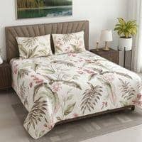 Threads Silky Touch Camri Series Premium Super King Size Flat Bedsheet 275 x 275 cms