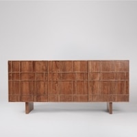 Rushden Solid Wood Sideboard in Brown Colour