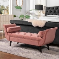 Foten 2 Ottoman with Storage Color in Pink