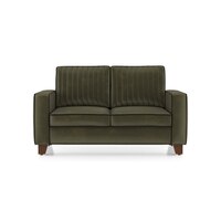 Apollo Neo Sofa (Colour : Deep Olive Velvet, Seating Capacity : 2 Seater, Cushion Type : Hard, Back Height : Regular Back)