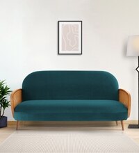 Holden Fabric Sofa (Teal Blue)