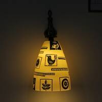 Artistic Electric Wall Lamp in White Colour