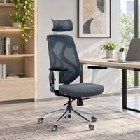 Butterfly High Back Ergonomic Mesh Office Chair in Grey Colour