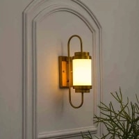 Oasis Glass And Metal Wall Light