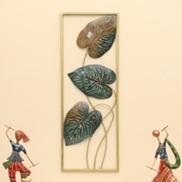 W-Ellena Abstract metal Wall Decor in Multicolor Set of 1