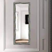 Madeline Framed rectangular decorative and bathroom wall mirror by elegant arts and frames (Mirror size 36 inch x 12 inch )