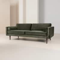 Dalfred Solid Wood Sofa in Walnut