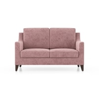 Abbey Sofa (Colour : Desert Rose, Cushion : Hard, Seating Capacity : 2 Seater)