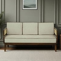 Sunbrust 3 Seater Sofa In Beige Colour