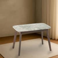 Lunar Grey Mirage Stone 4 Seater Dining Table In Grey Mirage Finish