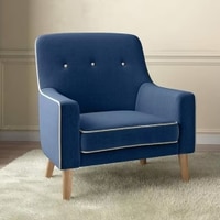 Hagen Lounge Chair in Cobalt Colour