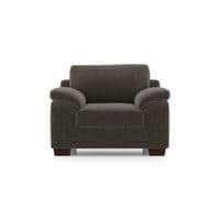 Esquel Premium 1 Seater Fabric Sofa in Smoke Grey Colour