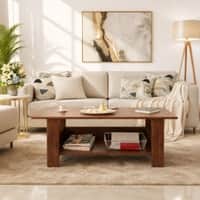 Spydercraft Gabriel Modern Coffee Table in Columbian Walnut Finish