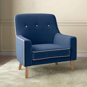 Hagen Lounge Chair in Cobalt Colour
