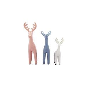 Enchanting Elegance: Set of 3 Holiday Reindeer