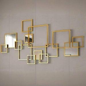 Urban Rectangular Abstract Metal Wall Art