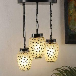 Bruce Multicolour Glass Cluster Hanging Light
