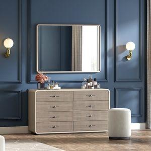 Valeria Dresser with Mirror in Dual Tone Finish