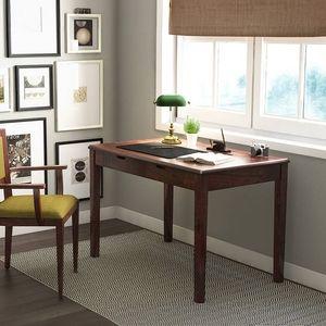 Angelou Solid Wood Study Table in Walnut Finish