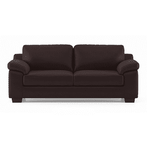 Esquel 3 Seater Leatherette Sofa in Chocolate Colour