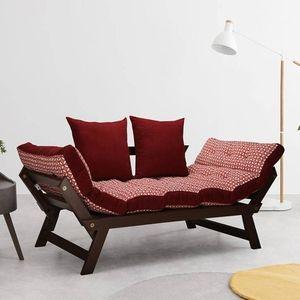Arthur Futon - Red Four Leaf