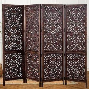 Shilpi Handcarved Wooden Room Divider Panels -NSHC003
