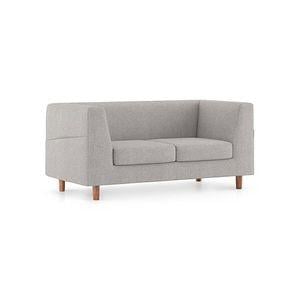 Rubik Essential 2 Seater Fabric Sofa in Vapour Grey Colour