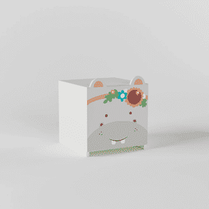 Wild Things Bedside Table in White Colour